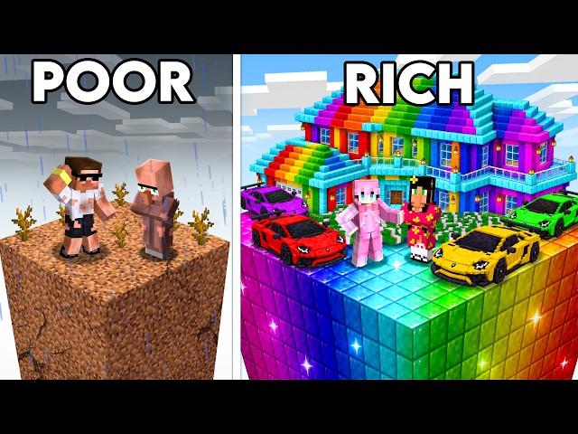 Poor Boys vs Rich Girls Chunk in Minecraft..
