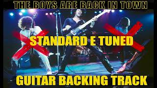 THIN LIZZY - THE BOYS ARE BACK IN TOWN Guitar Backing Track (STANDARD Tuning)