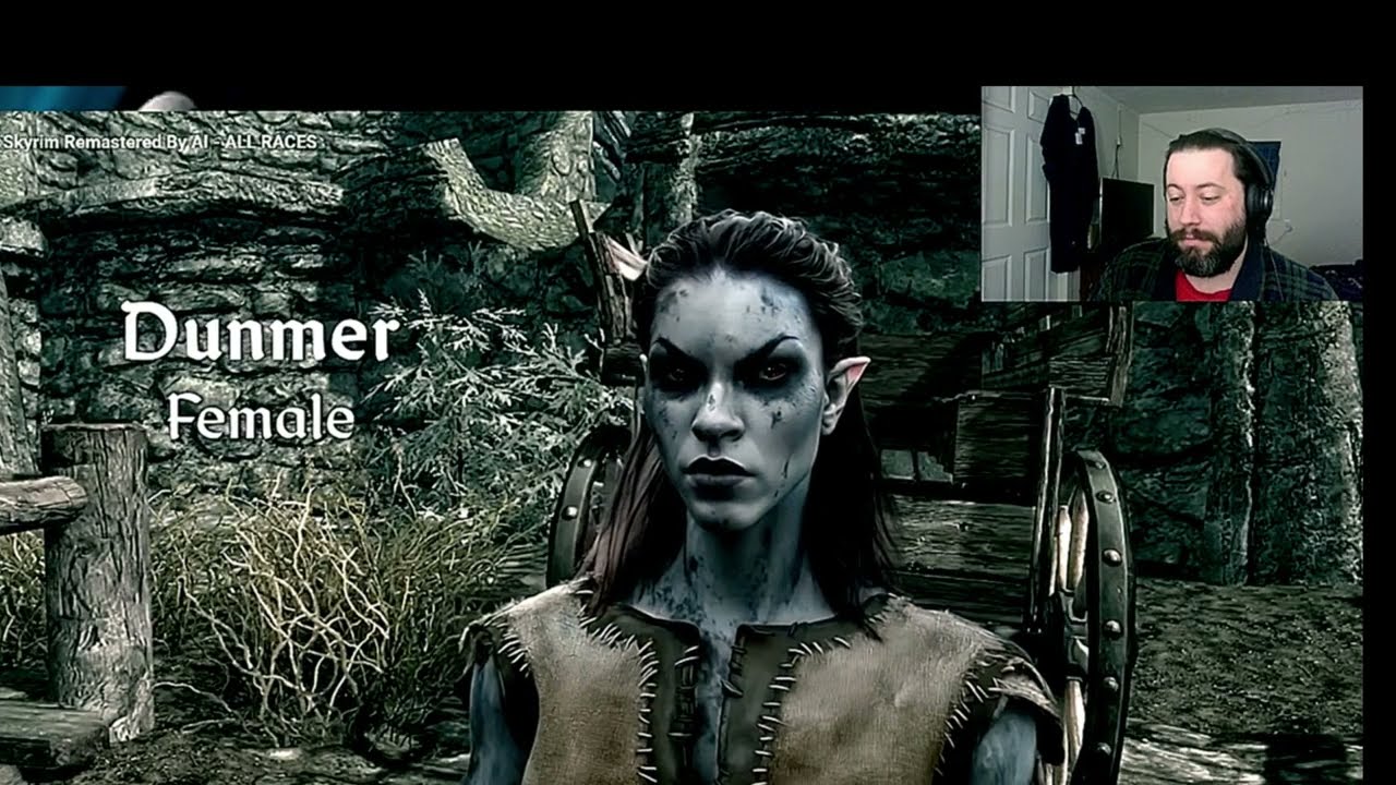 Переосмысление персонажей Skyrim с искусственным интеллектом в разрешении 4K (60 кадров в секунду...