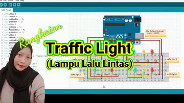Rangkaian Traffic Light || Arduino-Fritzing