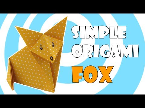 Origami Fox (Simple Origami Instructions)