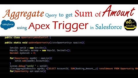 Aggregate Query to get Sum of Amount of related Account when record is Updated / Inserted in Trigger