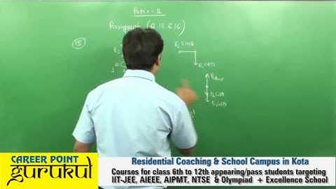 JEE-Advanced 2014 Physics- Q. 15&16  [Paper-II] [Code-5]