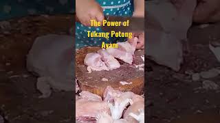 Potong Ayam emak emak emak dengan Skill Sewa