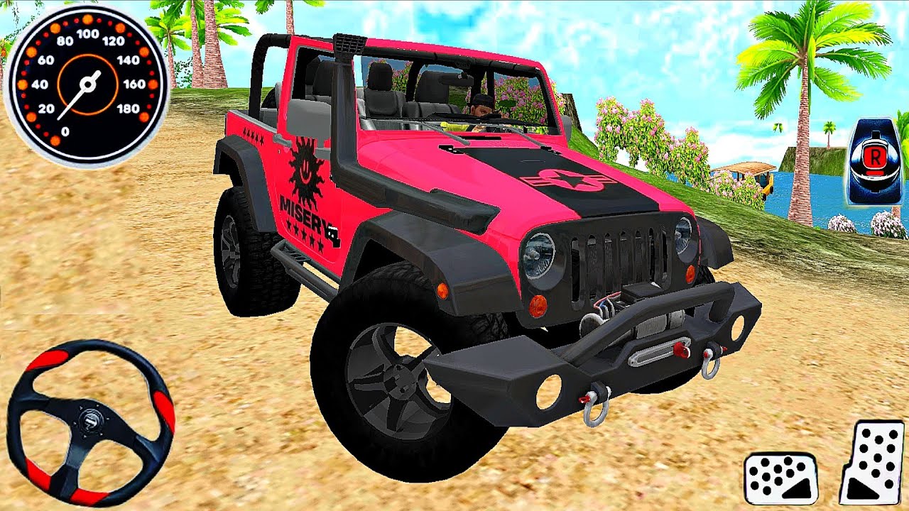 Cargo Jeep Drive -Offroad Game -Android Gameplay 