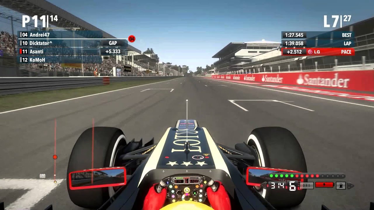 F1 2012  Monza Junior league Disqualified
