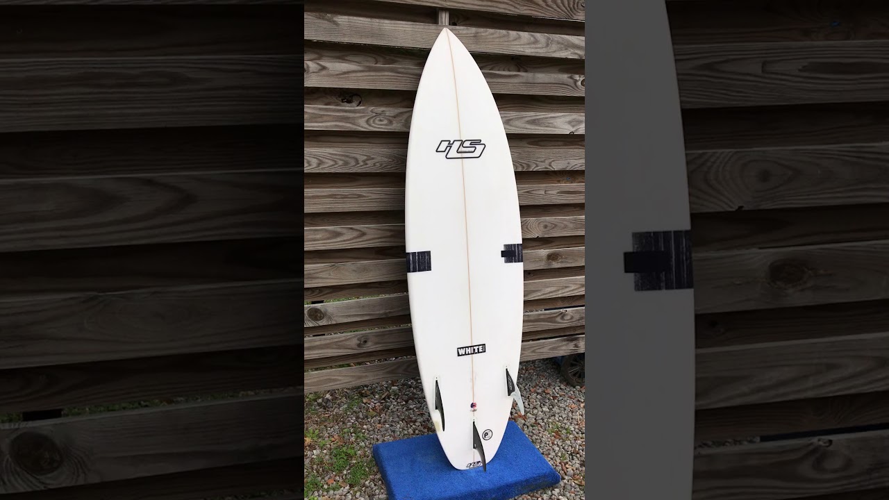 5'10” HS Hayden Shapes White Noiz Surfboard - ShredSeason.com