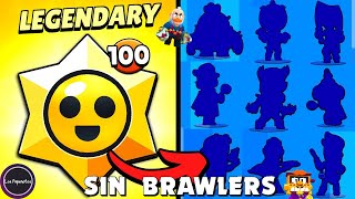 ¿QUE PASA SI ABRO 100 STARR DROPS en UNA CUENTA SIN BRAWLERS de BRAWL STARS?