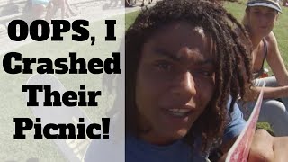 Oops, I Crashed Their Picinic At The Beach