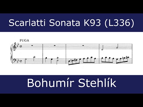 Domenico Scarlatti - Sonata In G Minor K93 "Fuga" (Bohumír Stehlík)