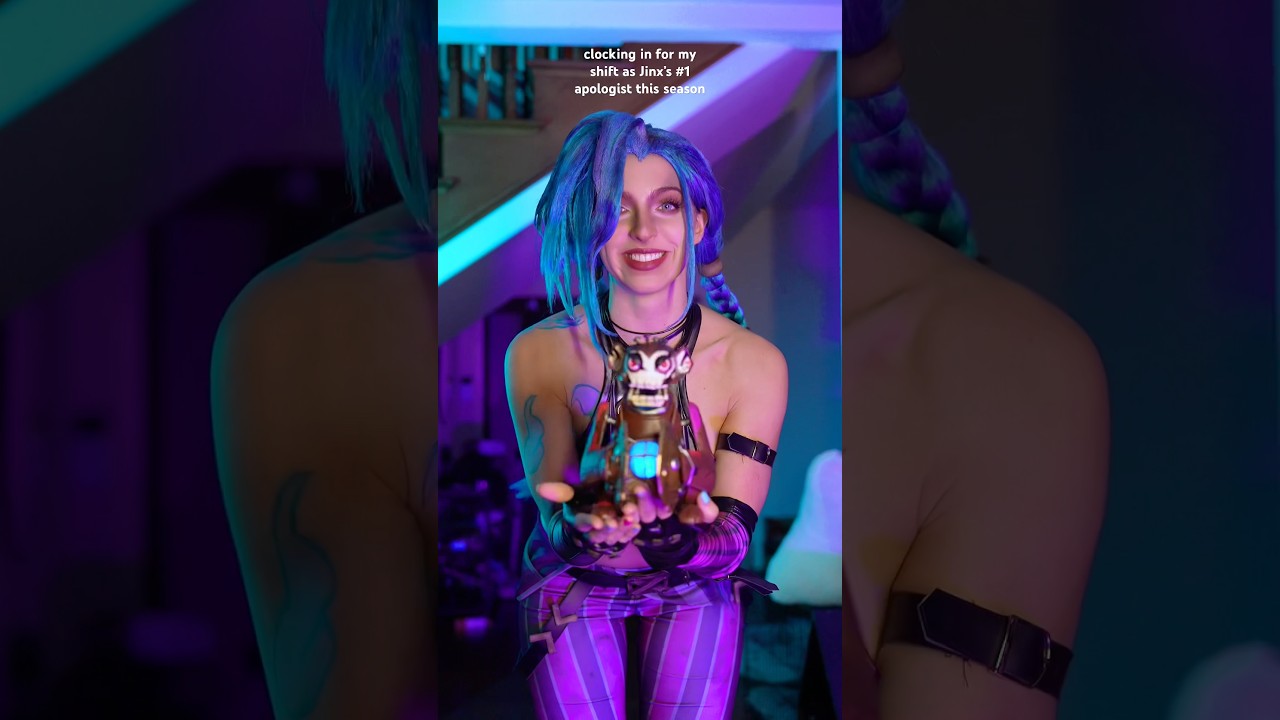 JINX DID NOTHING WRONG (I’m lying, she does a lot of things wrong😭😭) #jinx #jinxcosplay #arcane