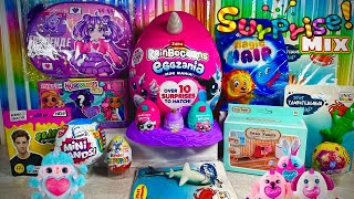 Сюрприз Mix! RainBocorns Eggzania, Влад А4, Hairdorables Pets, Zuru Mini Brands, Kinder Surprise