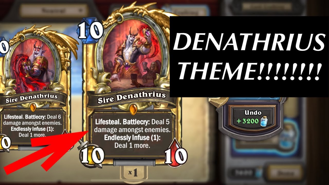 SIRE DENATHRIUS Theme, Voice Line, & Golden Animation!