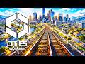 Cities Skylines 2 em Primeira Pessoa (POV): Trem - Linha Amarela