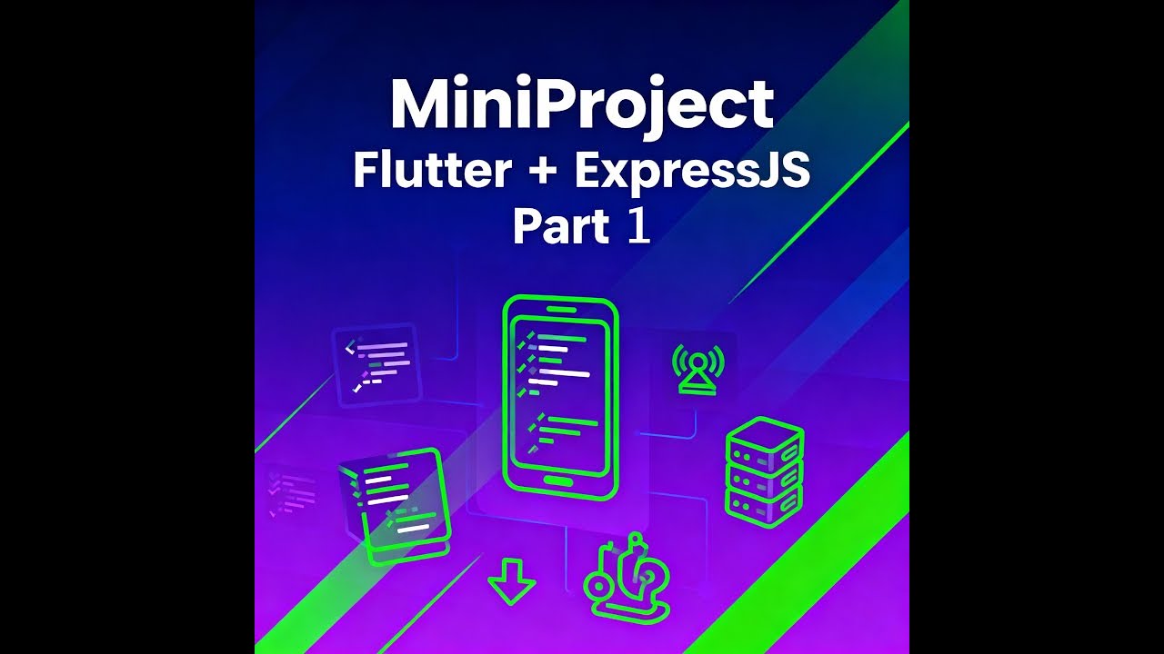 Flutter MiniProject - Part1 - YouTube