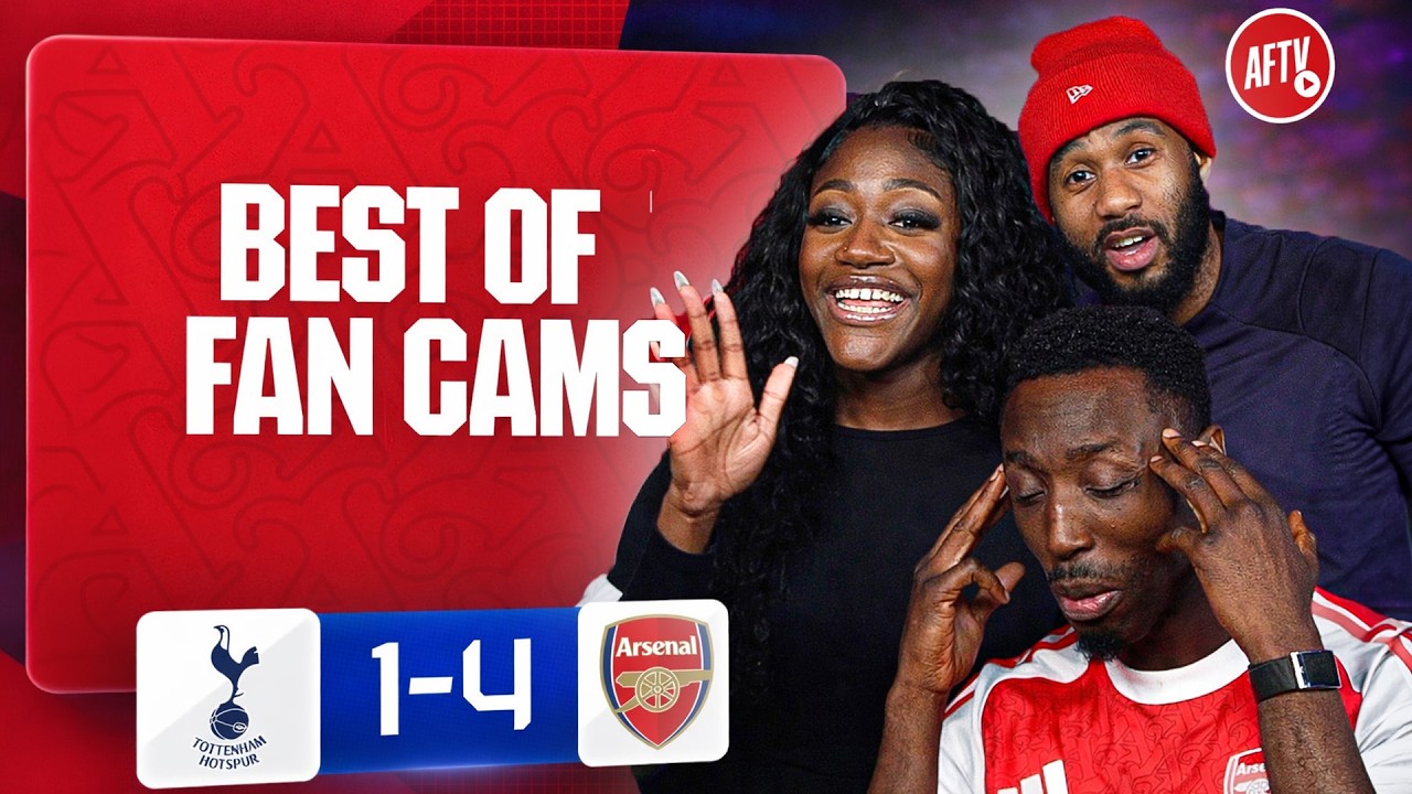 Arsenal HUMILIATE Spurs! Best Of Fan Cams | Tottenham 1-4 Arsenal