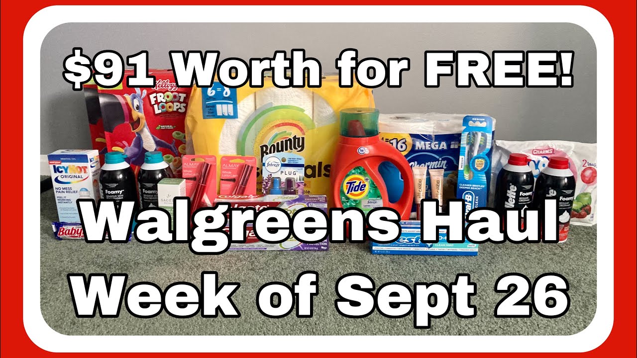 Walgreens FREE Haul + 5.99 Moneymaker!! Swagbucks and Ibotta Deals