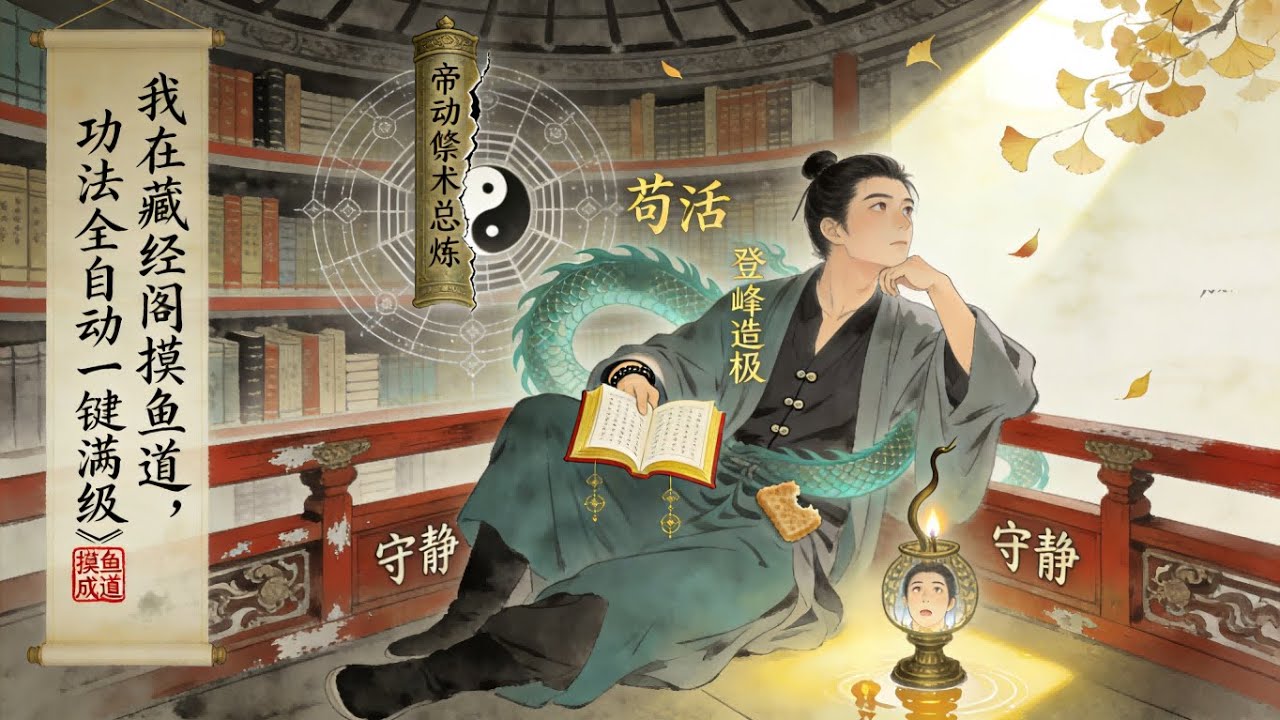 《我在藏经阁摸鱼成道，功法全自动一键满级！》1-252 陈林被大运撞到帝朝藏经阁当长老，本打算苟活余生。【检测到可领悟功法，是否每日大圆满？】 无人练成的功法一念登峰造极！糟糕！这咸鱼长老是当不下去了