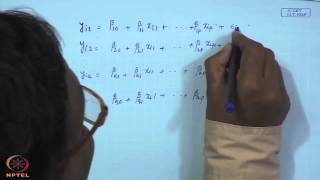 Mod-01 Lec-27 Multivariate Linear Regression