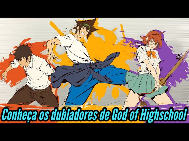 Todos os Dubladores Do Anime The God of High School #dubladores