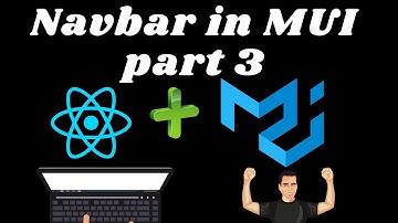 Material UI with React JS tutorials #5 How to create a Navbar in Material UI part 3