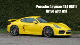 Porsche Cayman GT4 (981), Drive with us!