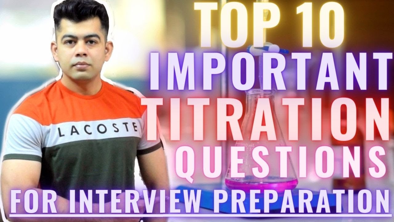 TITRATION IMP QUESTION FOR INTERVIRW PREPARATION IN HINDI YouTube