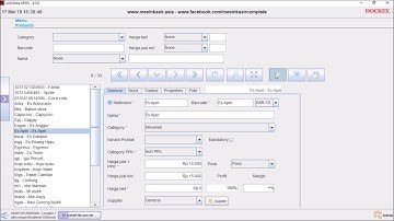 12 software mesin kasir restoran warung - menu produk jual makanan dan minuman