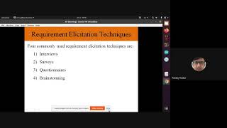 Lecture 22 Requirements Elicitation Techniques