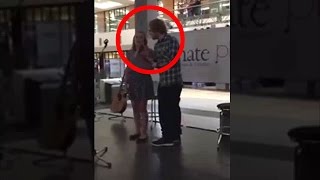 Ed Sheeran Prepares to Surprise a Canadian Teenage Busker at a Shopping Mall
