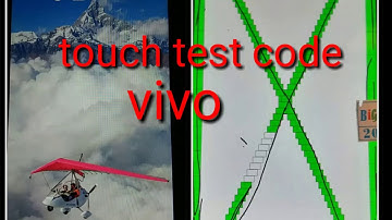 Vivo touch check code || vivo phone details || vivo touch not working test code|| vivo test code