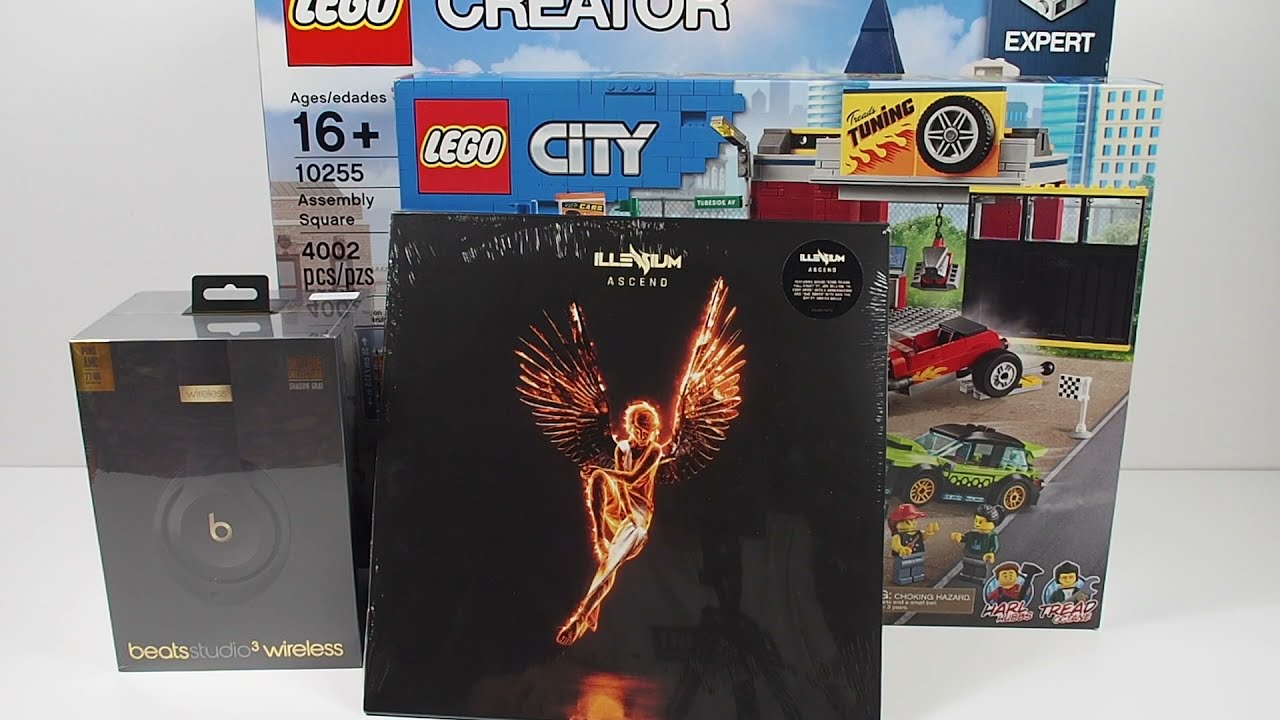 Beats Studio 3 Wireless, Illenium Ascend Vinyl, LEGO Assembly Square + More (My 19th Birthday Haul)