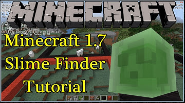 Minecraft Tutorial: How To Find A Slime Chunk 1.7