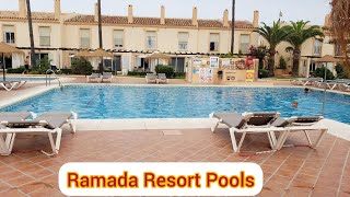 Luxury swimming pools in Ramada resort Costa del sol