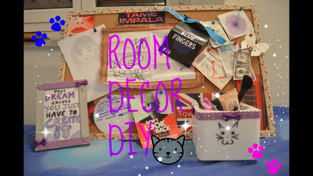 Room decor diy/ decorazione camera fai da te Decorazioni camera fai da te