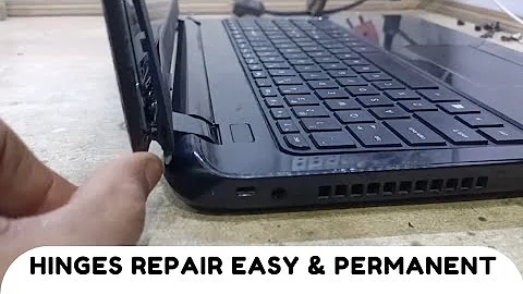 HP Laptop Hinge Repair (Model 15-r019TU) How to fix laptop broken hinge easy and permanent - repair