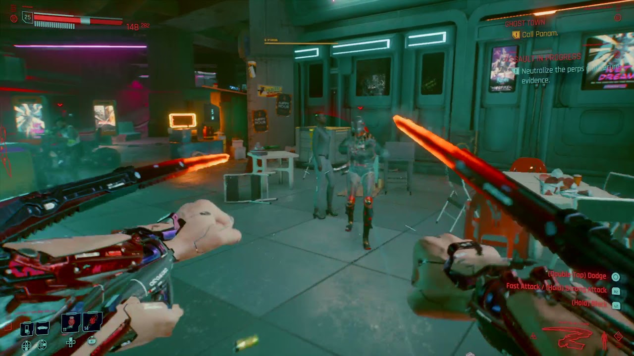 Cyberpunk 2077 Mantis Blades (thermal) YouTube