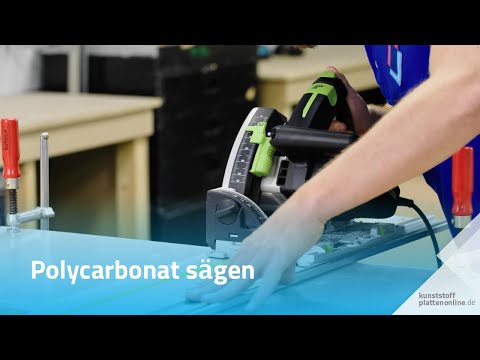 Polycarbonat sägen: So gehen Sie vor | Kunststoffplattenonline.de