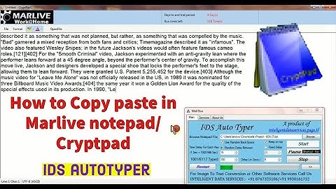 Image to Marlive work@home | Marlive Notepad |Cryptpad  copy pasting software Autotyper 100% working