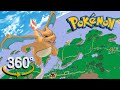 Pokemon! - 360° SKYDIVING over Overworld (ORAS)! - (The First 3D VR Game Experience!)