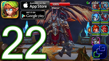 Heroes and Titans: 3D Battle Arena iOS Walkthrough - Part 22 - Trails NORMAL, Dungeon