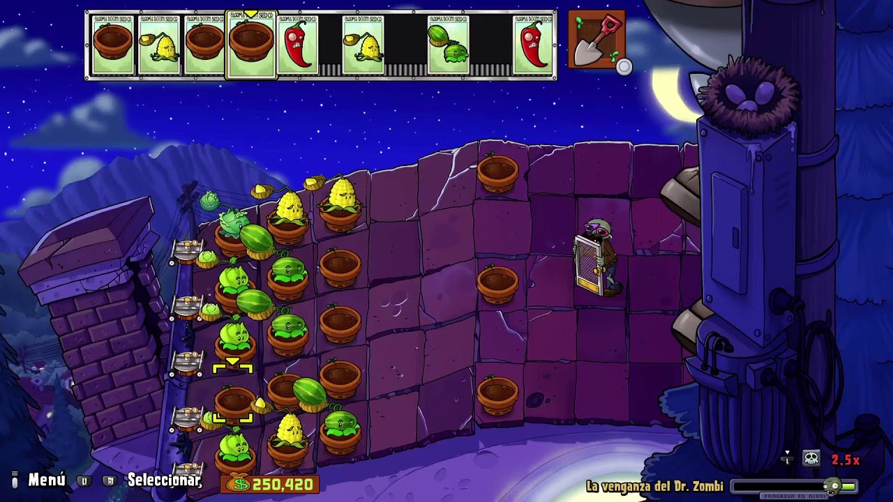 Jugando intentando terminar de platinar el pvz replanted😄😎 #1