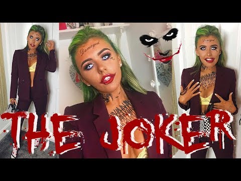 Diy Costume The Joker You - The Joker Womens Costume Diy