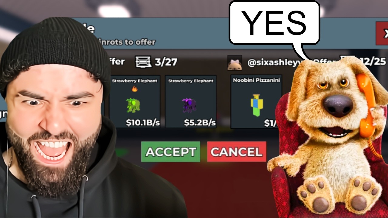 Steal a brainrot but BEN decides my trades... (ft Steak Cruz Splink)