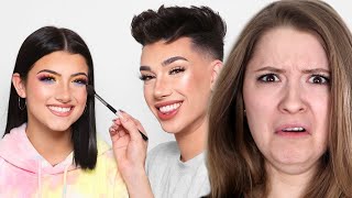 Doing Charli D'Amelio's Makeup by James Charles Reaction