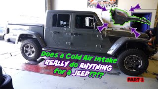 Jeep Gladiator S&B Cold Air Intake TEST & Install  Pt 1  MUST SEE the RESULTS!!!