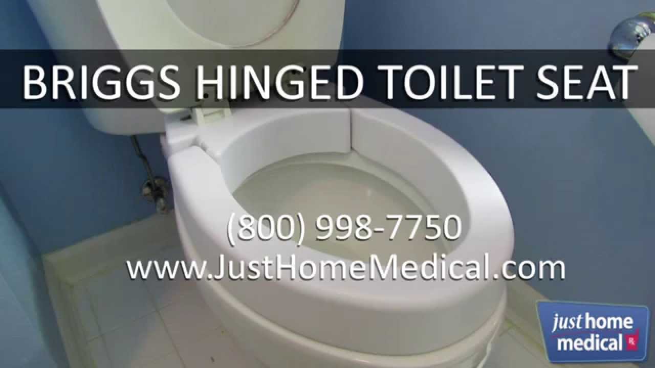 Just Home Medical: Briggs Hinged Toilet Seat