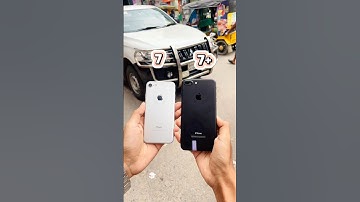 iPhone 7 Vs iPhone 7 Plus || Camera Zoom Test! #shorts