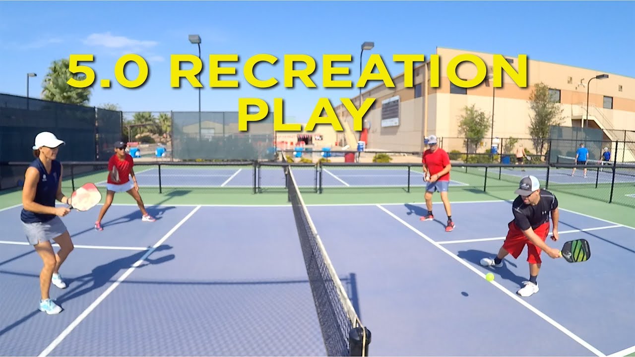 5.0 Pickleball Recreation Play in St UT YouTube