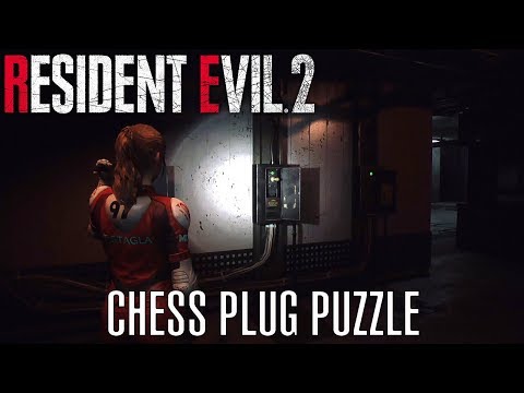 Video: Resident Evil 2 - Puzzle Rešitev Za Chess Plug In Kje Uporabiti Ključ Kanalizacije
